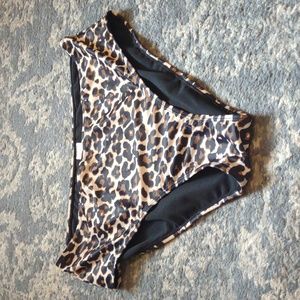 Never been worn! Shekini Swimwear Leopard print Bottoms (L)